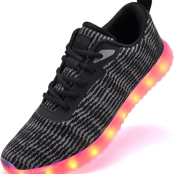 Light Up Shoes Unisex LED Sneakers USB Charging for Parties Nightclubs - Picture 1 of 8